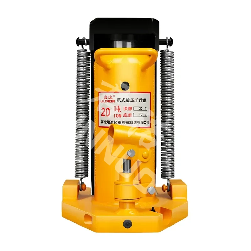 Claw-type jack for industrial lifting support
