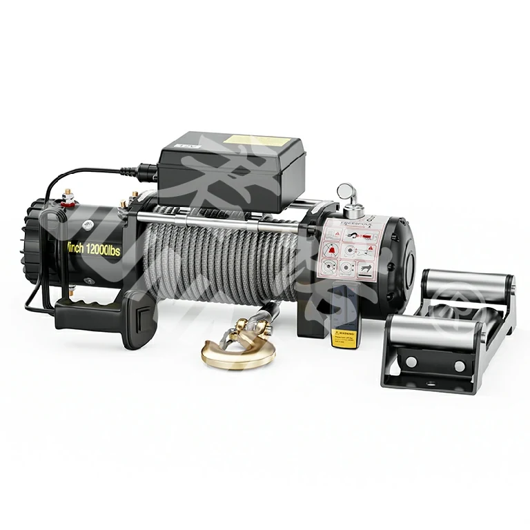 Construction electric cable hoist