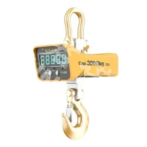 Crane scale with hook for load weighing