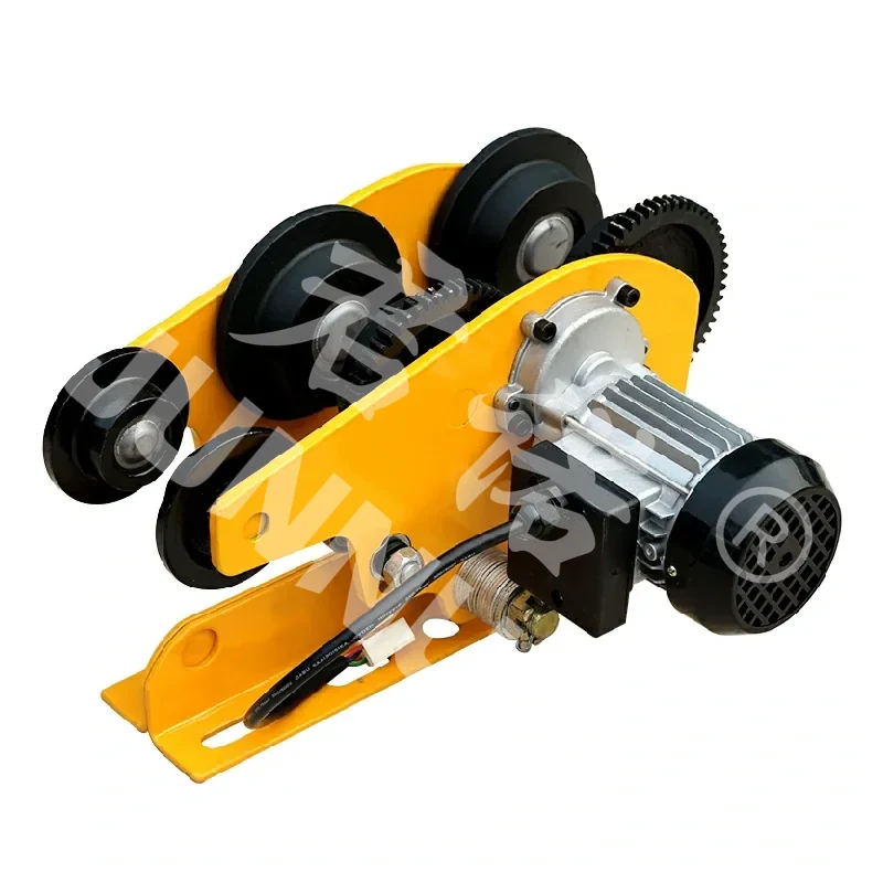 Underslung beam trolley for suspended hoist travel planning