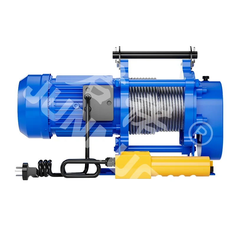 Electric wire rope hoist with control box