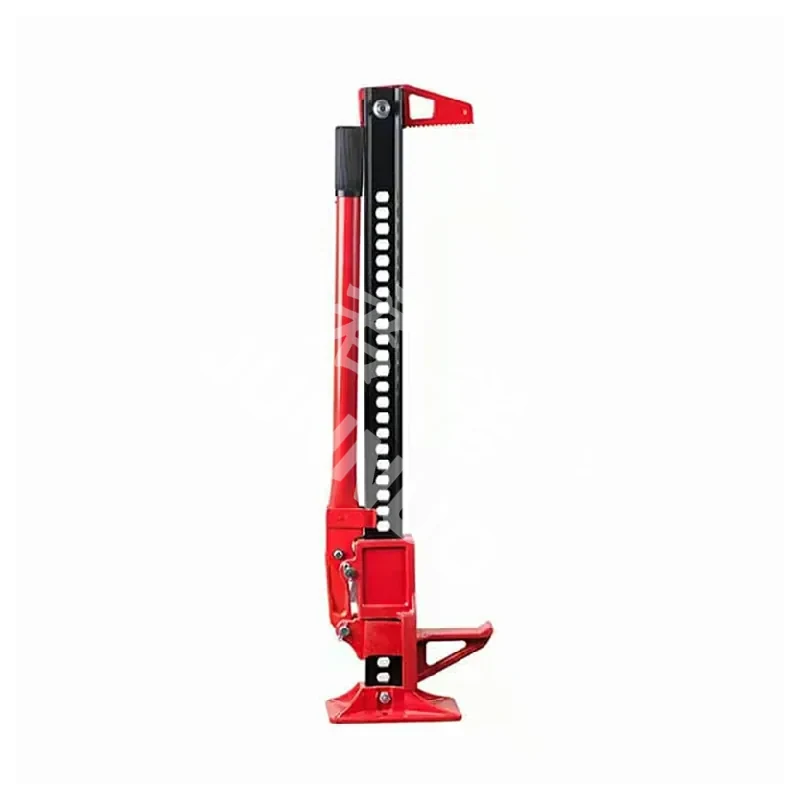 High lift farm jack for field support positioning