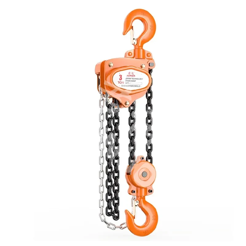 HS-VT manual chain block with hook