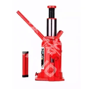 Hydraulic cylinder jack with pump handle for maintenance lifting
