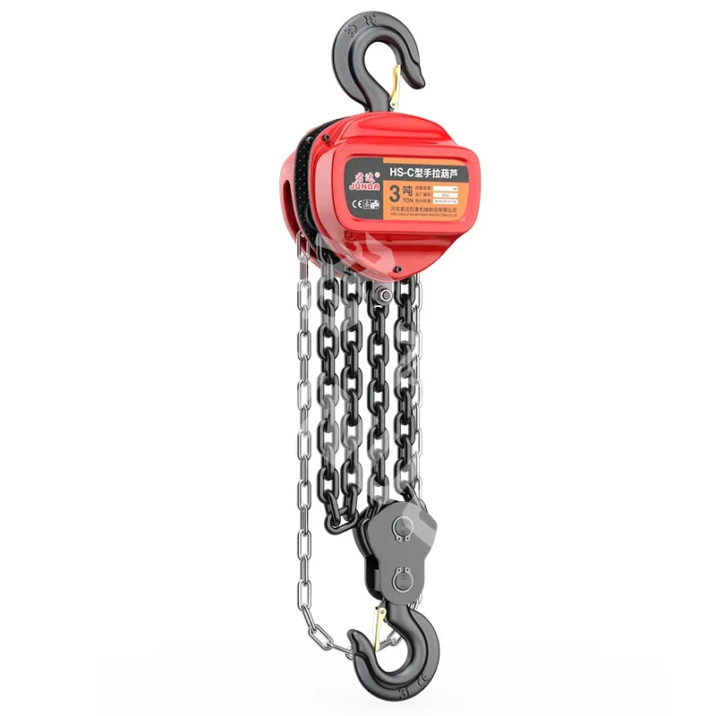 Manual chain hoist for maintenance and installation work