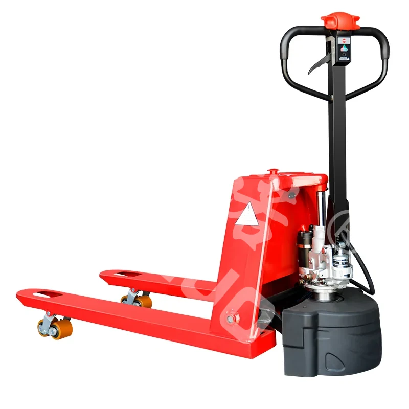 Electric pallet truck for warehouse material handling