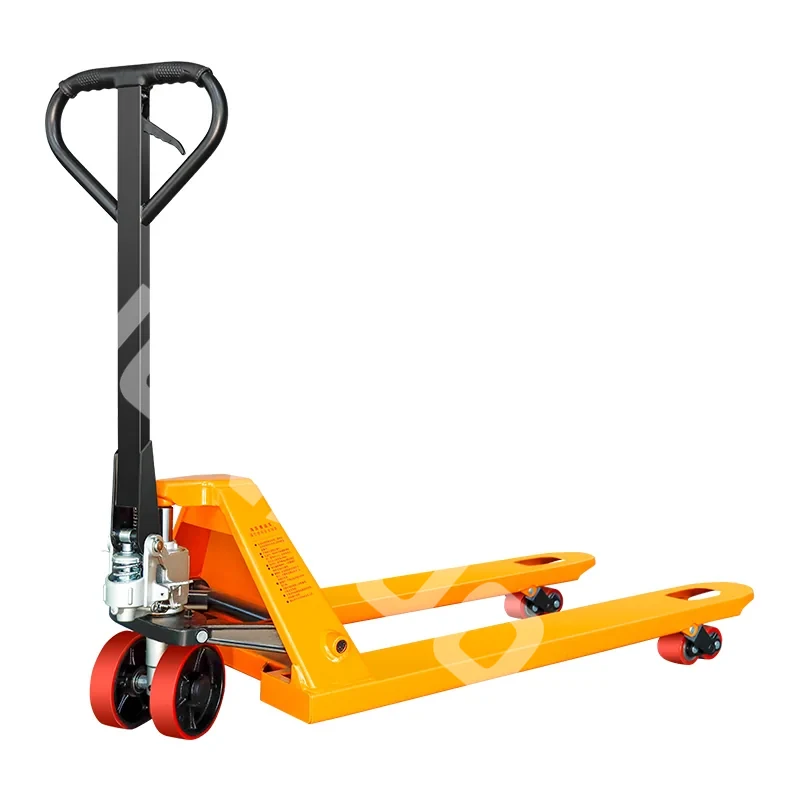 Manual pallet truck for warehouse material handling
