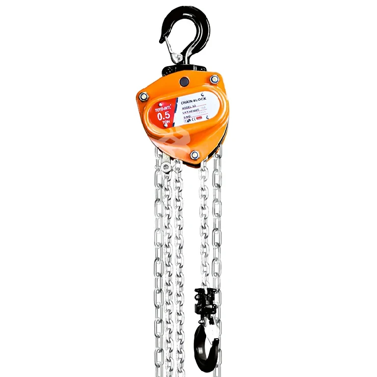 Mini manual chain block with lifting hook