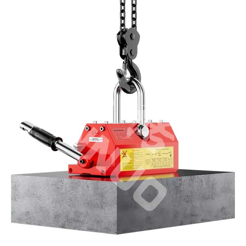 Permanent magnetic lifter handling steel plate
