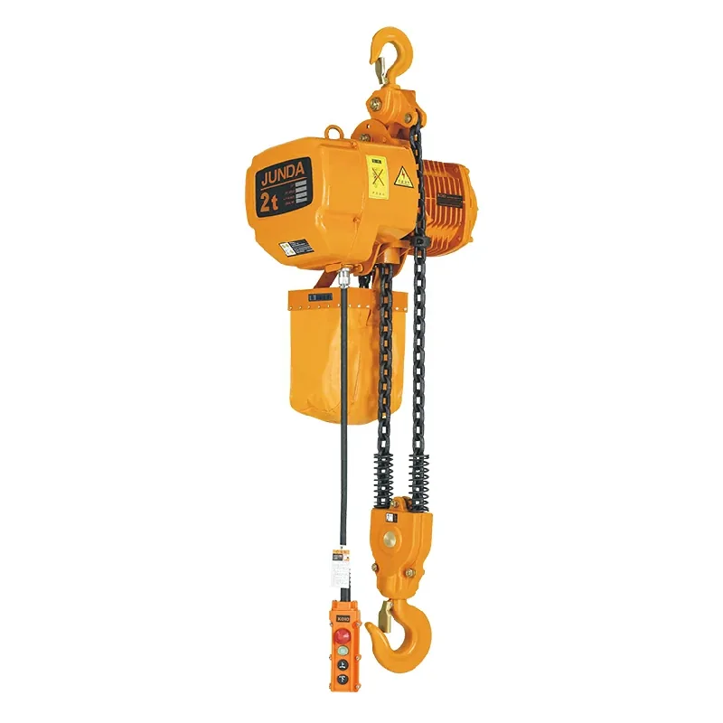 HHBB electric chain hoist with lifting hook and chain