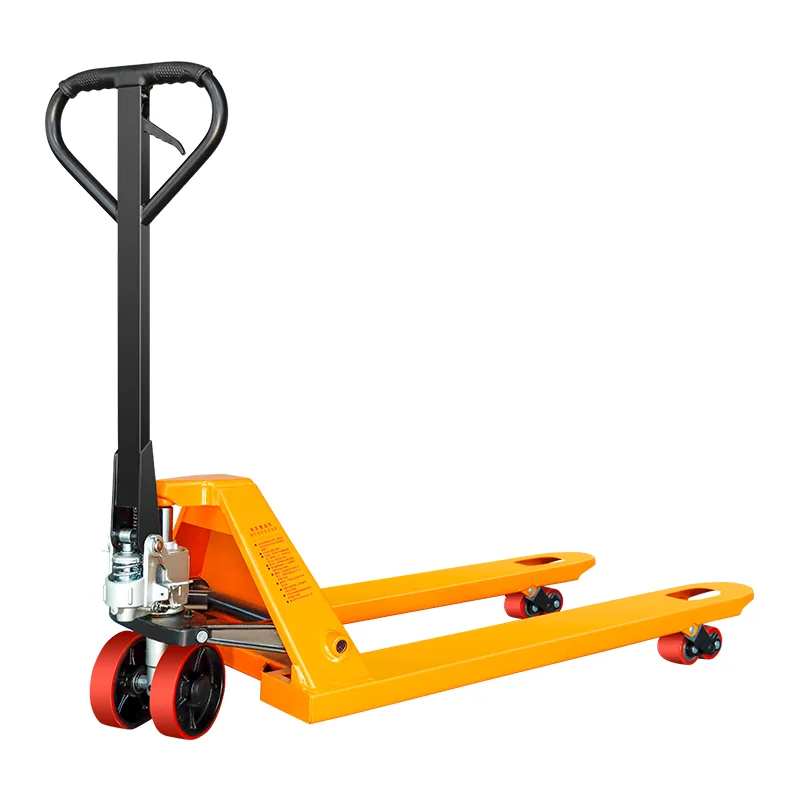 Manual pallet truck for warehouse material handling