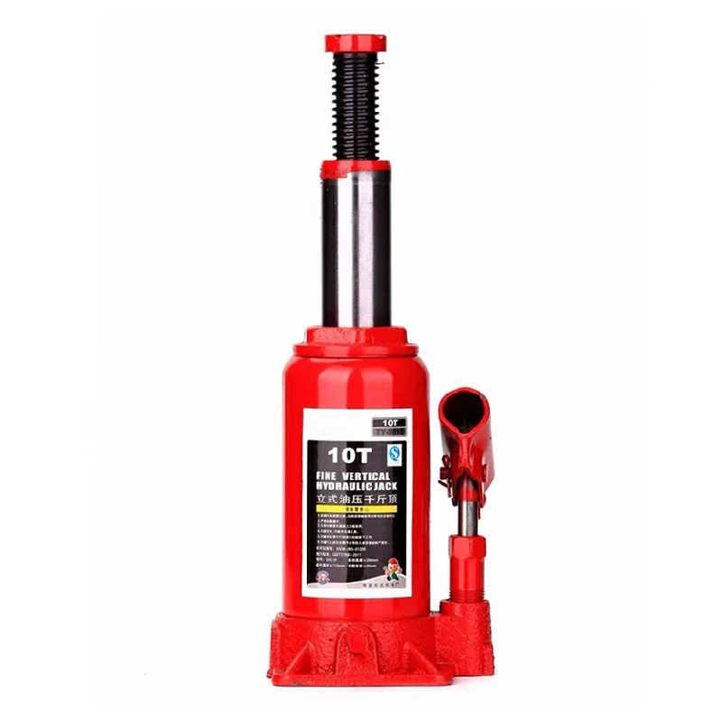 Oil bottle jack for maintenance lifting