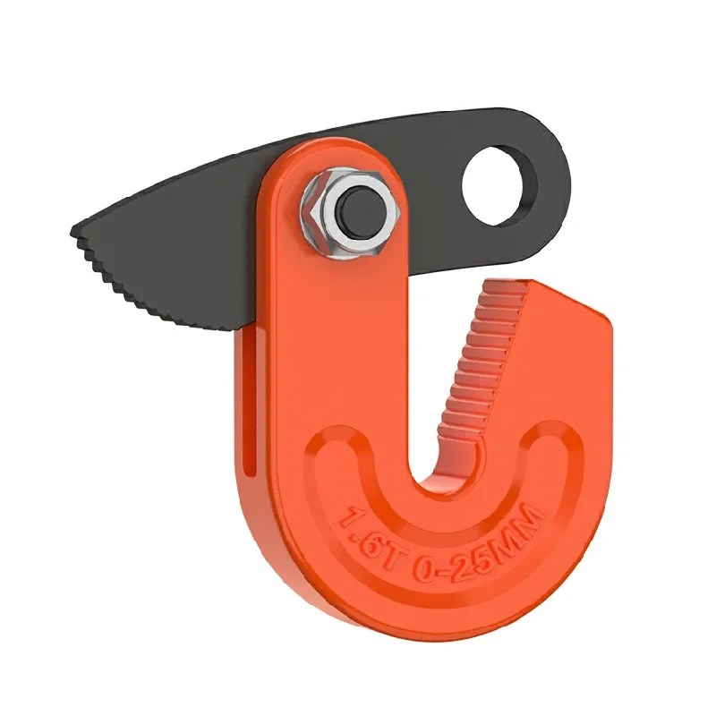 Steel plate clamp for lifting plate material